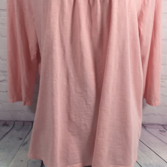 Sonoma Pink Lace Detail Top - Picture 4 of 7